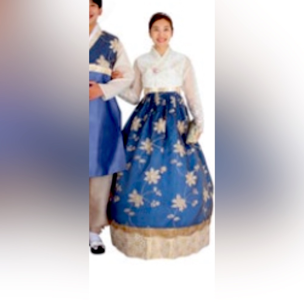 Korean hanbok wedding dress women